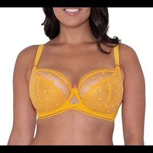 Curvy Kate Top Spot Balcony Bra -Sunshine